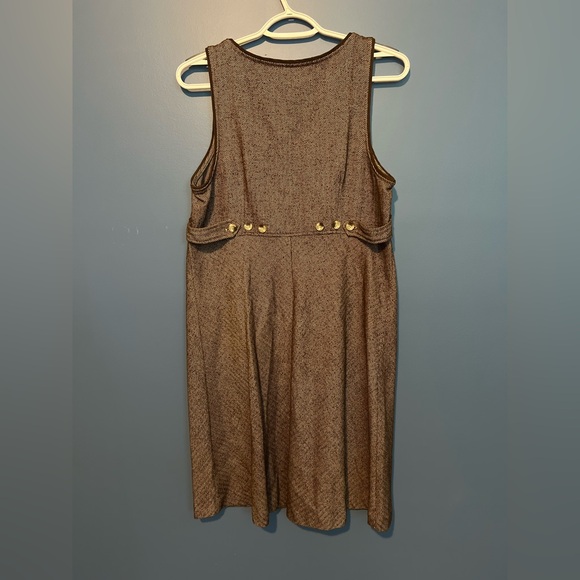 Motherhood Maternity Brown V-Neck Mini Dress - Picture 2 of 3
